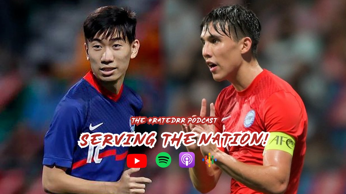 raushansays's tweet photo. ๐จ Fresh from representing @FASingapore at the AFC U23 Qualifiers, @jacobmahlerrr & @joelchew_12 join the #RatedRR duo to discuss the Lions' showing, fans support, National Service, @yglions and their future plans!
๐ป๐ป๐ป
๐บ: https://t.co/50UtYguDdP
๐ง: https://t.co/DdRCeDQ5rg https://t.co/Ro9Obo1Chr