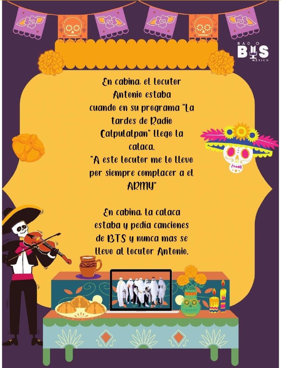 _antoniorojaz's tweet photo. Gracias al auditorio de @rcalpulalpan 94.3 FM por considerarme en sus calaveritas. 
¡Me encantaron! 🤗 https://t.co/ktFoajZ8Fv