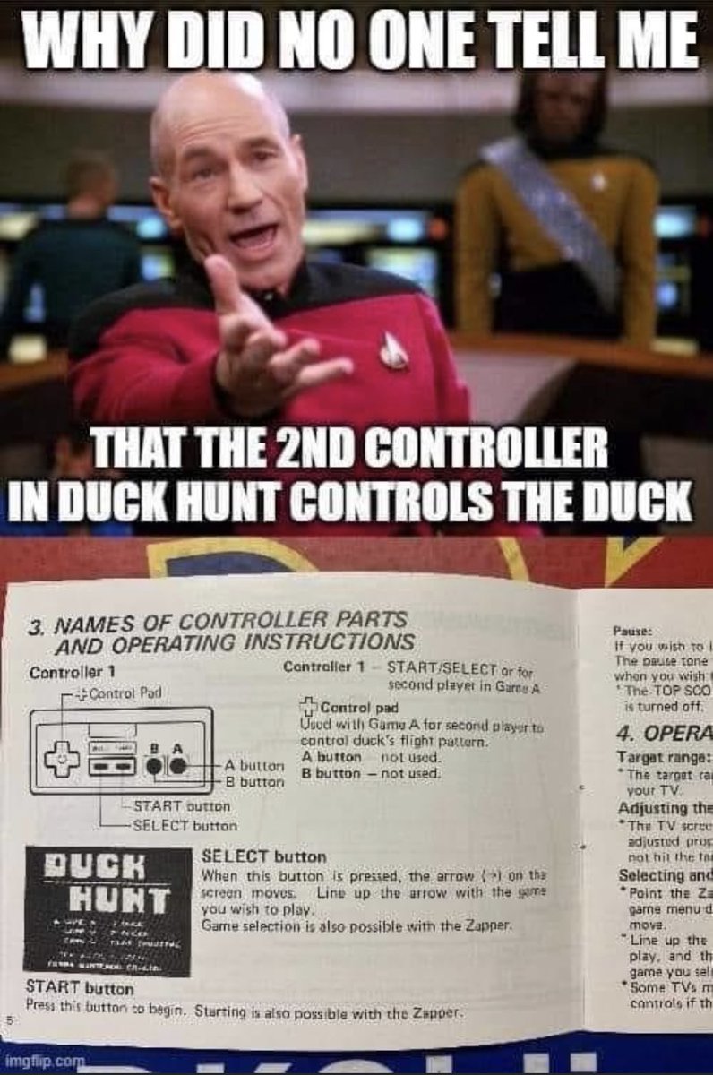 Bovaah's tweet photo. I was today years old when I learned this… 🤦🏼‍♂️  #Nintendo #SuperNintendo #duckhunt #classicgamer #videogames #funny #gamer #originalconsole https://t.co/6SF1iTkpwL