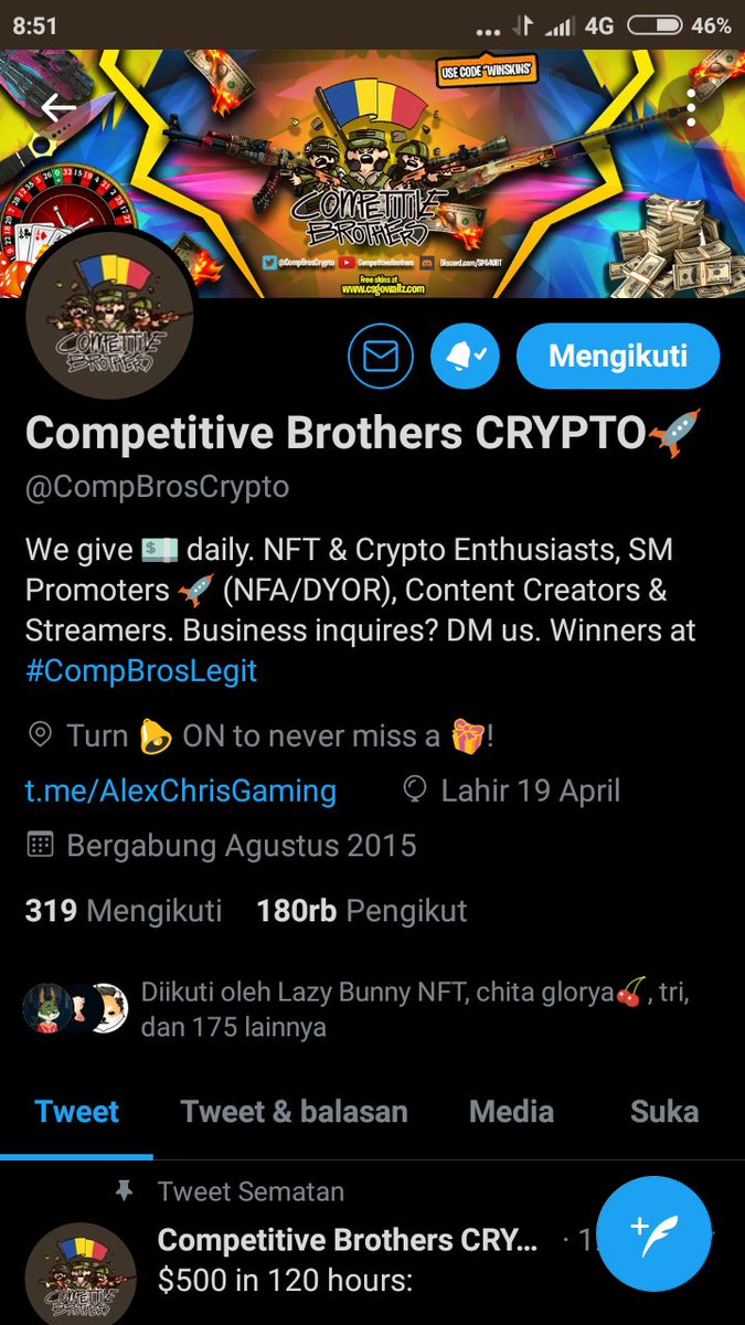 triicityx's tweet photo. @angel_funsized @CompBrosCrypto Done https://t.co/87FgOKff9X