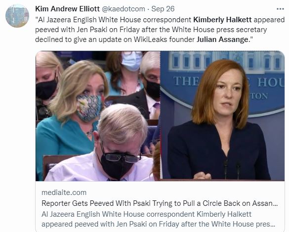 Plucille54's tweet photo. Biden administration's silence on #AssangeCase is deafening. @POTUS @TheJusticeDept #GarlandsLegacy
@KimberlyHalkett #ivebeenaskingformonths #stillnoanswer #retaliation
#FreeAssangeNOW https://t.co/4s8vO6WPKp