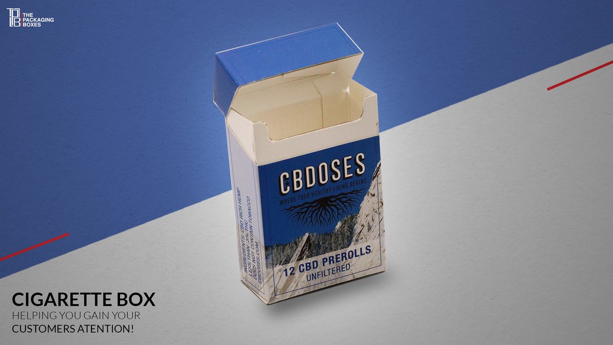 TPB_Uk's tweet image. Solidify your specific identity among smokers with high-quality cigarette boxes
.
Get free quotes now:  thepackagingboxes.co.uk
.
.
.
#Customizebox #customisebox #packaginginspiration #packagingdesigns #packagingoftheworld #Customboxes #productpackaging #packagingbox #packaging