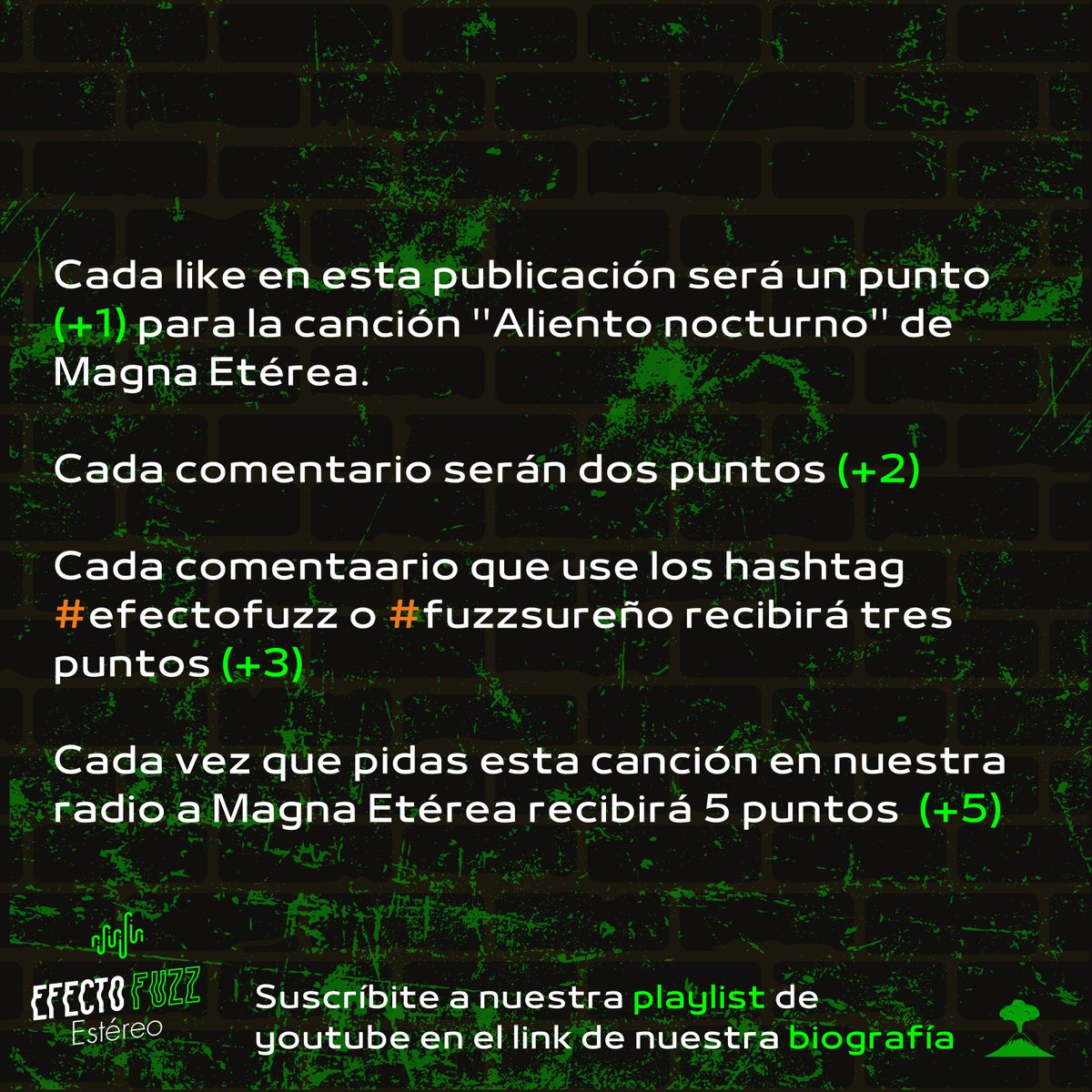 Efectofuzz's tweet photo. Vota por👹 Magna Etérea con ''Aliento nocturno'' 👺  y suscríbete a nuestra playlist de youtube con lo mejor del rock del sur en siguiente link: https://t.co/MnyNuc0diZ
#rockcolombiano #rockcolombia #fuzzsureño #efectofuzz #magnaeterea #alientonocturno https://t.co/rurF918Acc