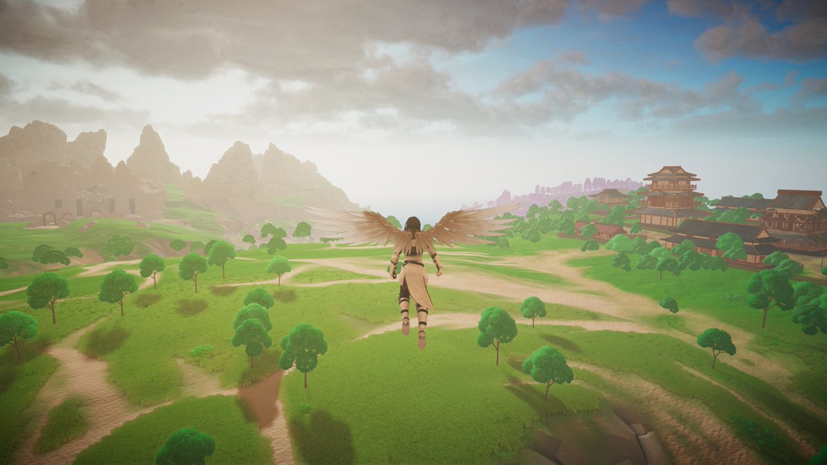 exeneva's tweet photo. One final flight before I retire this open world project and publish my article of lessons learned :)

#madewithunity #gamedev https://t.co/g54N1ToPhM