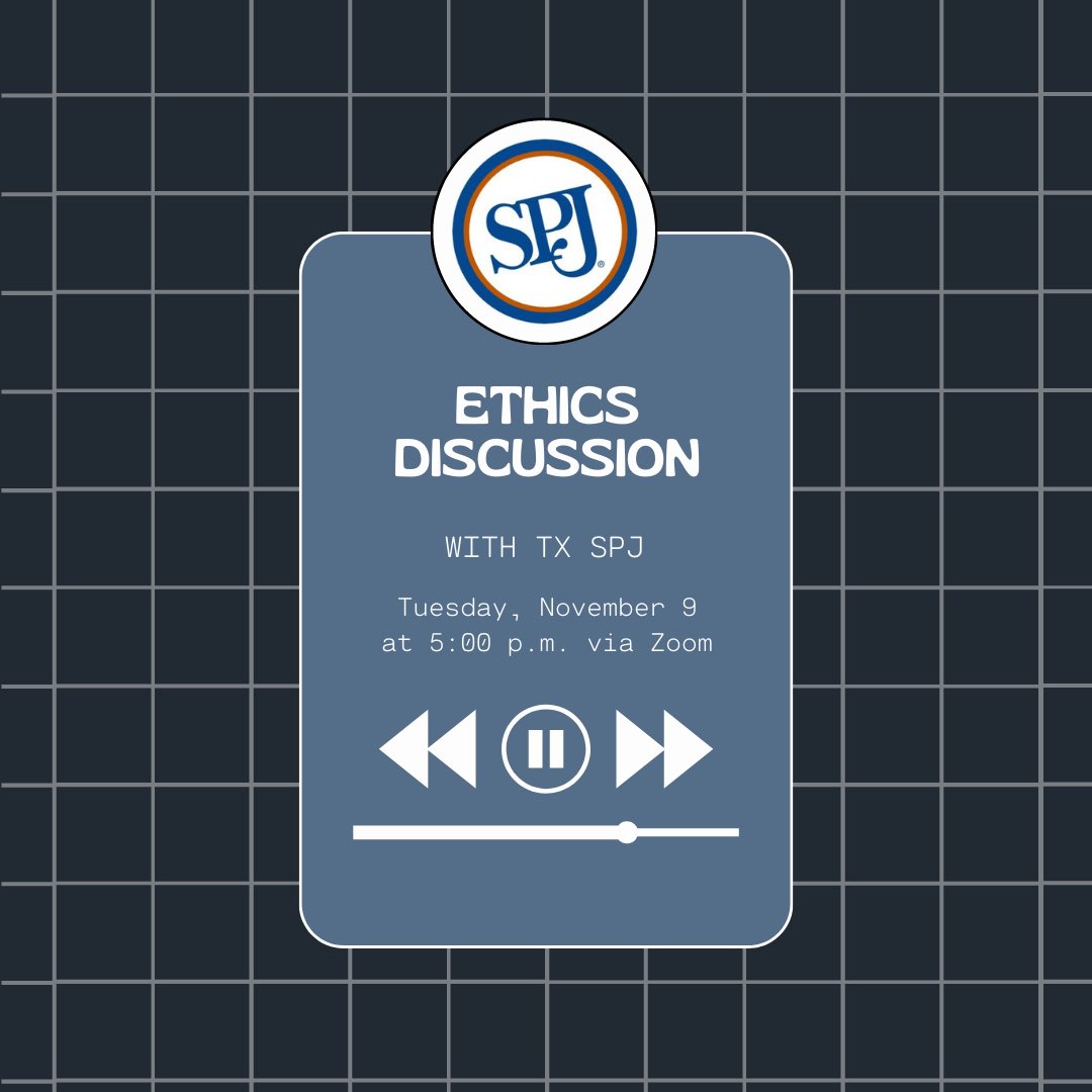Join us on Tuesday, November 9 for a conversation about ethics in journalism. We hope to see you there!