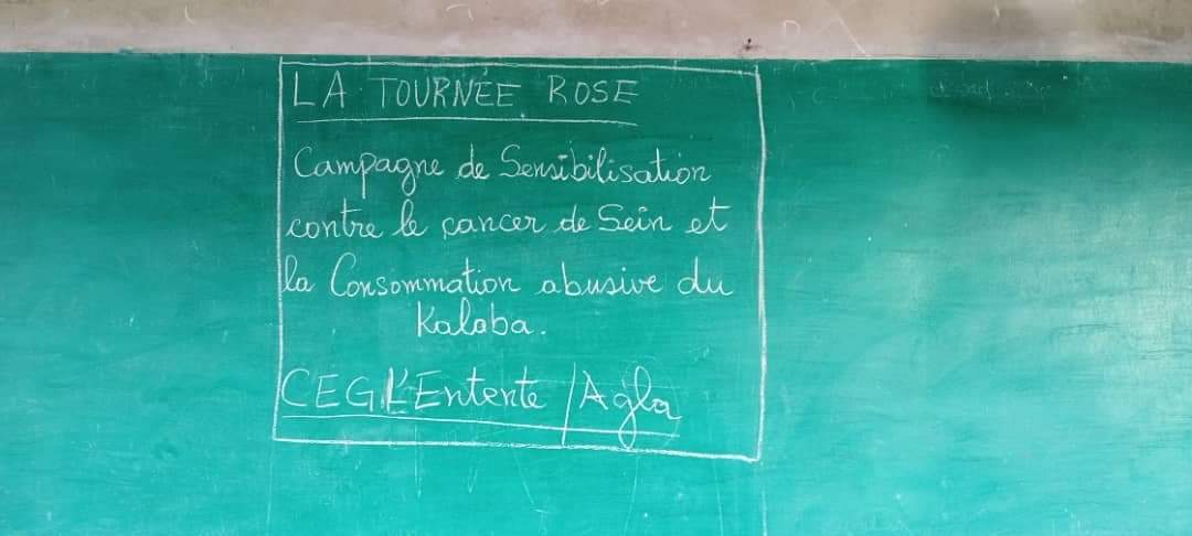 ujefpbenin's tweet photo. Après le CEG Godomey , nous avions mis le cap sur le CEG Entente ce 30 Octobre. Débats interactifs sur le cancer de sein et la consommation du kalaba et séance de dépistage gratuit pour les filles de 18 ans et plus.
Merci à tous ceux qui l'ont rendu possible.
#UJeFP
#tournéerose https://t.co/FX7JPedMXO