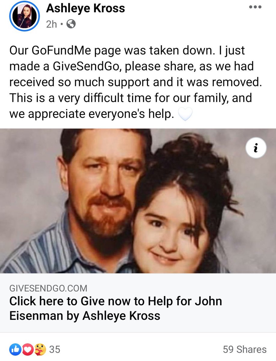エアレン Aaron Grommesh S Tweet 1993champ Ajplus This Appears To Be The Legitimate Crowdfunding Campaign For John Eisenman On Givesendgo Which Allows Everything The Gofundme Campaign Was Closed Due To Rules Against