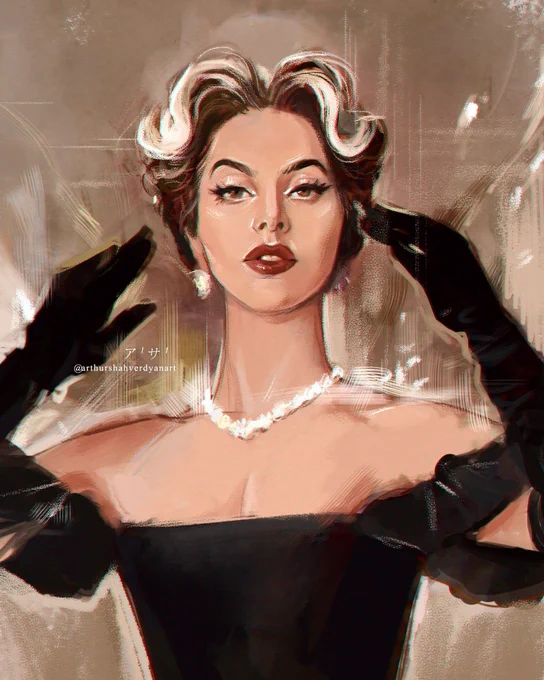 Quick painting of Gaga for @VOGUEIndia @BritishVogue ✨🤧 