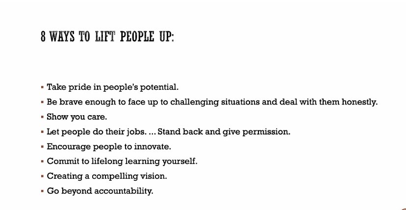 FMLM Trainee Steering Group (@fmlm_tsg) on Twitter photo Final thought of the night. If you’re looking to work on how you can lift up others and ensure you are practicing inclusive leadership, here are “8 ways to lift people up” by @HawthorneKamila
Thank you all. <a href="/FMLM_UK/">Faculty of Medical Leadership and Management</a> Final thought of the night. If you’re looking to work on how you can lift up others and ensure you are practicing inclusive leadership, here are “8 ways to lift people up” by @HawthorneKamila
Thank you all. <a href="/FMLM_UK/">Faculty of Medical Leadership and Management</a>