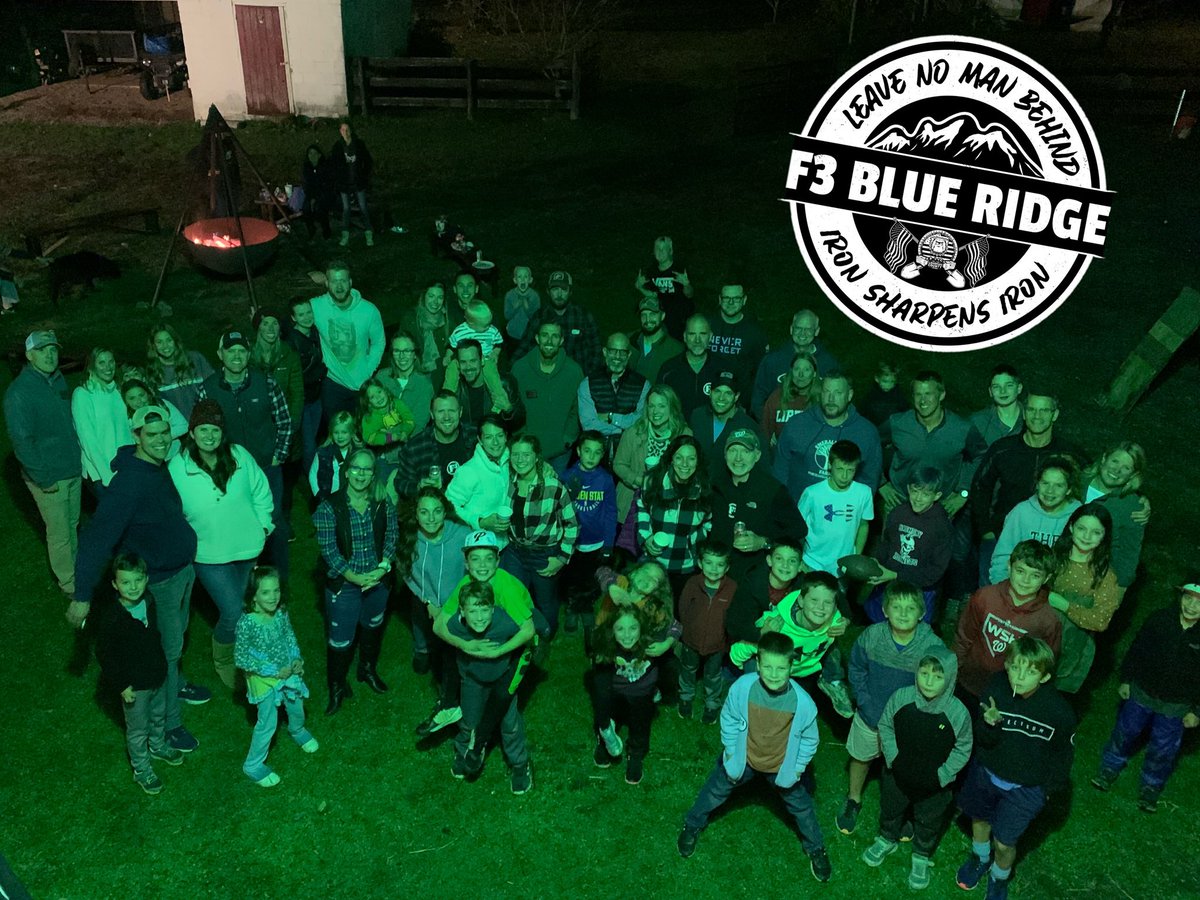 F3_Cowher's tweet photo. @F3Nation @F3Swt @F3BlueRidge @F3TheCapital 1 year anniversary for F3BlueRidge. Great 2ndF evening celebrating with the HIMs and their families. Happy to be a small part of something big in the area. https://t.co/fKHTDOqk68