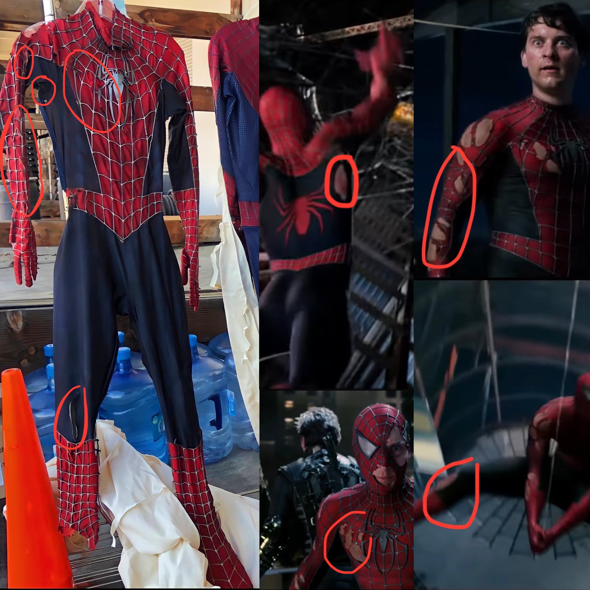 Make Your Own Tobey Maguire SpiderMan Suit DIY Battle Damaged Costume