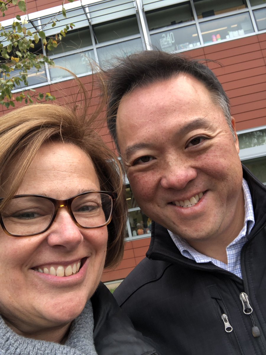 Election Day visit at Greene Hills School from Attorney General William Tong!