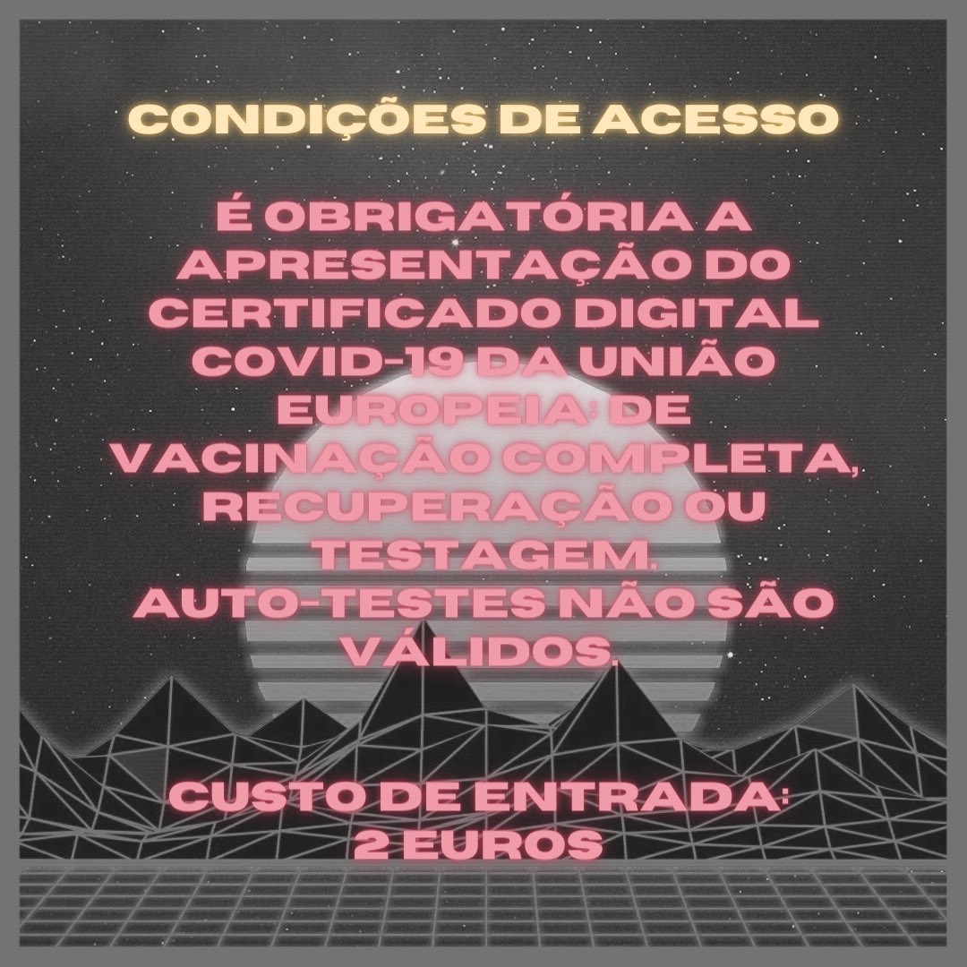 Sempre ouvimos dizer que o melhor dia da semana é a sexta-feira!
Dia 5 de novembro, pelas 22:00h, todos os caminhos vão dar ao octógono.
Música a cargo do Dj TYKHR e do Dj Miguens.

Condições de acesso ao recinto na publicação!

Vens viver ou vais ficar a ver? 💚
