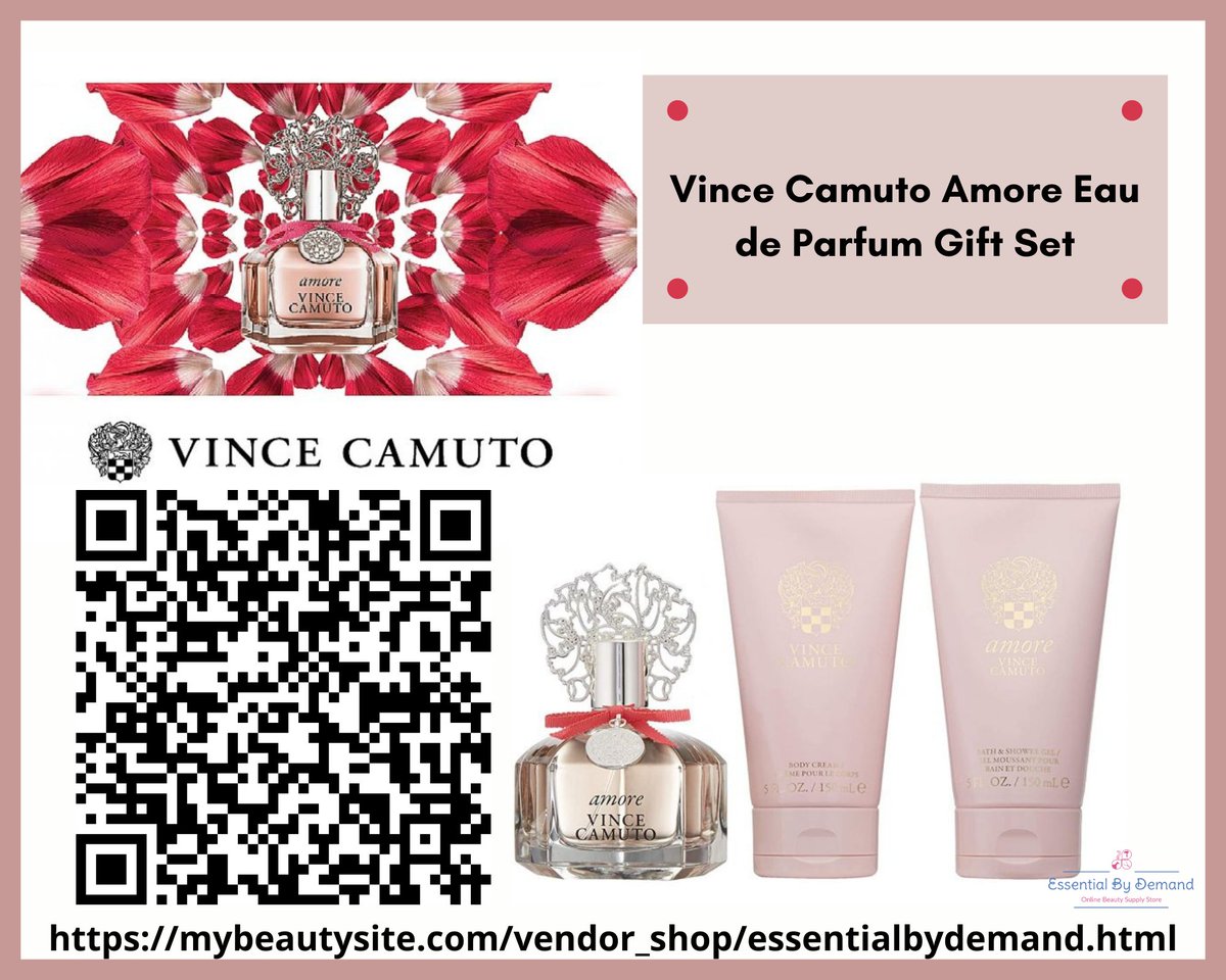 NikkiBr25367611's tweet photo. Limited Quantity- Women Just Added to Inventory 🔥🔥 Men Great Gift for the Holiday

Vince Camuto Amore Eau de Parfum Gift Set

https://t.co/XTLlzHZeS3 

#women #giftset #lookgoodsmellgood #onlinebeautysupplystore #essentialbydemand #holiday #touchdown #blackownedbusiness https://t.co/YGtfVYhl0B