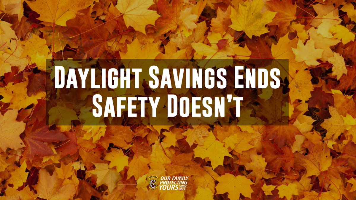 Don't FALL BACK...on safety!  Seriously: consider this your reminder to check the batteries in smoke/carbon monoxide detectors, recalls for vehicles and child passenger seats, and make sure your fire extinguishers are good to go.