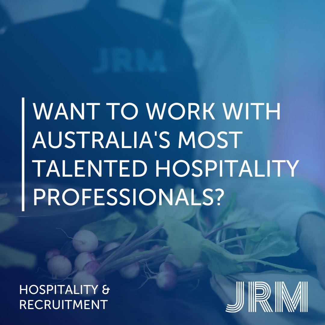Want to work with Australia's most talented hospitality professionals? It's time to join JRM. We're growing our flexible hospitality team giving you the opportunity to work with industry leaders at some of Australia's most prestigious venues. Apply: jobs@jrmhospitality.com.au