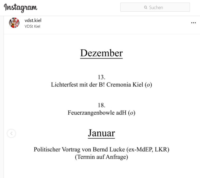 korpokritik's tweet photo. Beim #VDSt in #Kiel (#VVDSt) soll im Januar 2022 der #AfD-Gründer Bernd Lucke auftreten. Im Jahr 2015 wurde Lucke innerhalb der AfD weggeputscht und gründete die Abspaltung „Liberal-Konservative Reformer“. https://t.co/To6bGKNe9R
