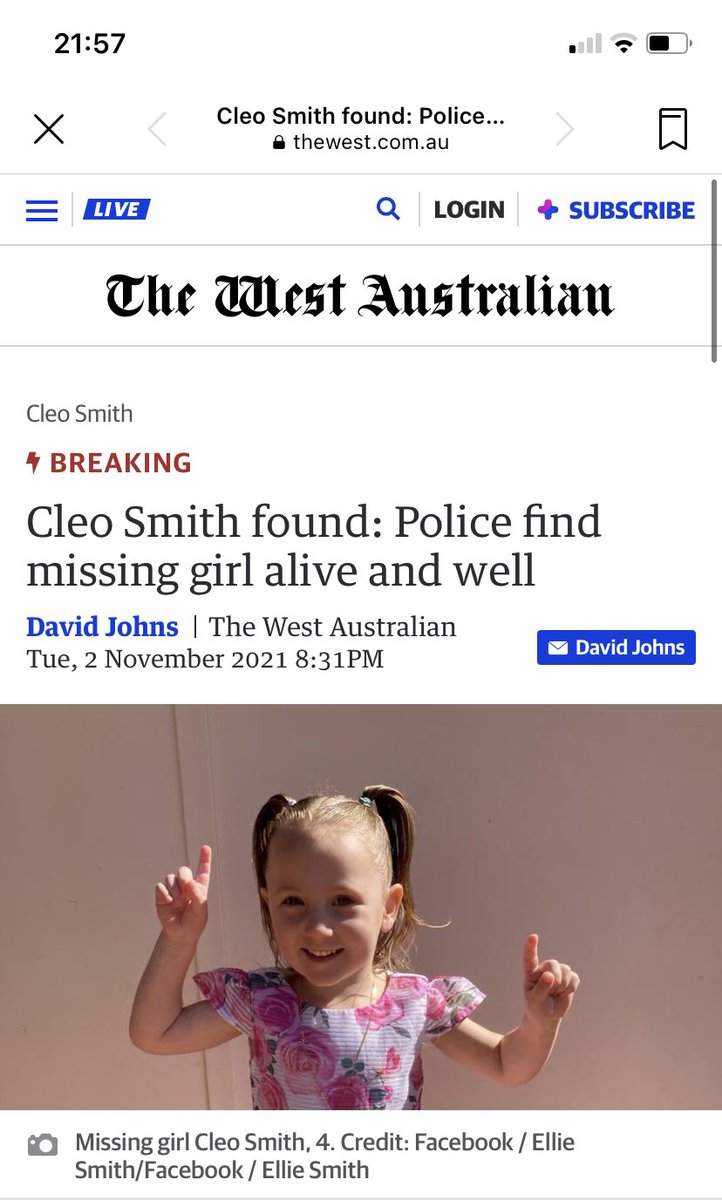 I honestly cannot believe they have found her. It made me tear up with joy and I don’t even know them!