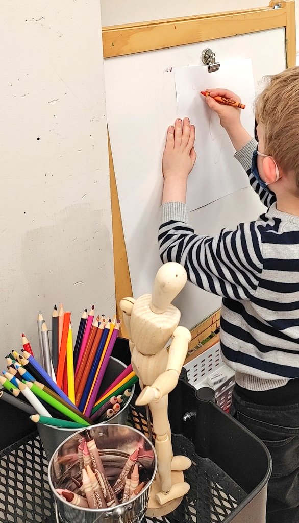 Some new daily Choice Centres for November. Students are working on important social skills like sharing and taking turns, as well as fine motor skills like cutting and drawing.