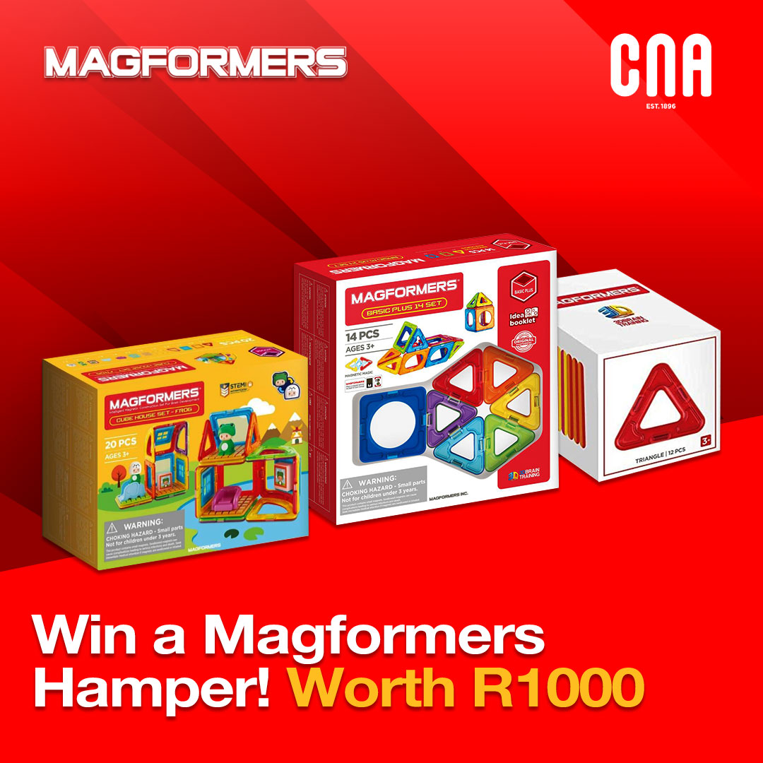 CNA_Africa's tweet photo. COMPETITION:
Win your very own Magformers hamper valued at R 1000!
To stand a chance to win simply tag 3 friends and follow us and @SolarpopGoPlay.

Competition closes Monday, 8 November @ 5pm https://t.co/xnYLeDHx7p
