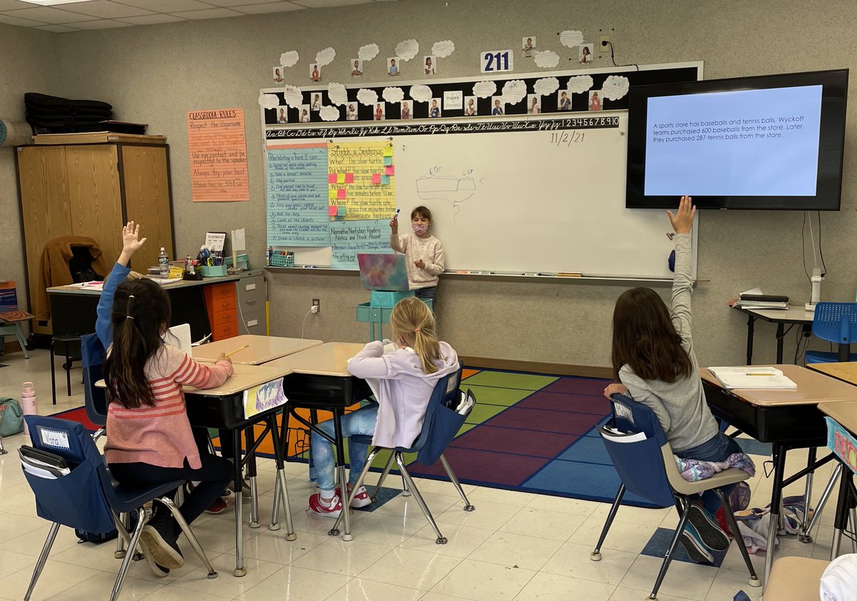 Mrs_Pennino's tweet photo. Third Grade teachers participated in PD about problem based learning this morning, and we tried it out this afternoon! @MsSangiorgi #math https://t.co/mXo9b9sf1V