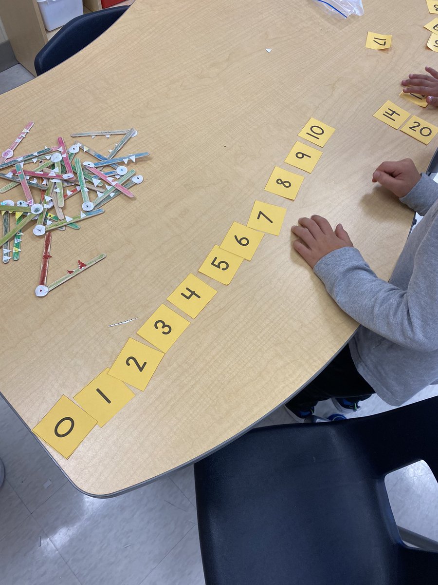 MsJOrofiamma's tweet photo. Today in math we began learning about ordering numbers. We ordered them from least to greatest and some of us challenged ourselves to go from greatest to least! #mathisfun #counting #orderingnumbers https://t.co/CxJte5HGEN