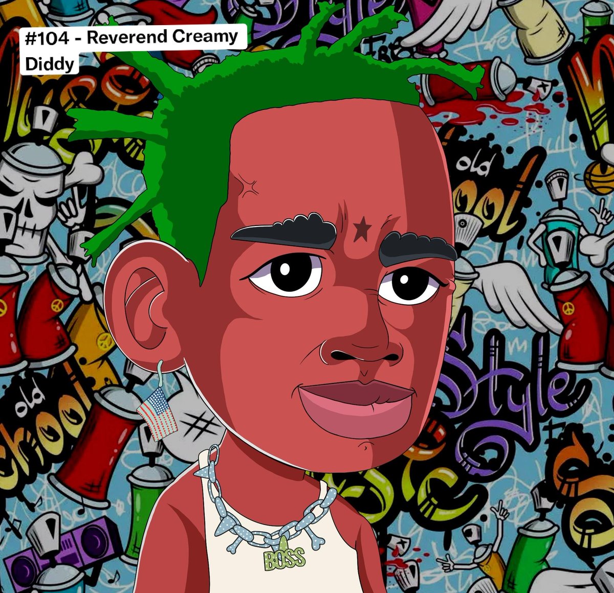 solfrater_sol's tweet photo. #61 - Rap Master Weird Nerd

#104 - Reverend Creamy Diddy (nice name uh @Diddy
?😉) 
Are the latest additions to my @MumbleRapperz #SolanaNFT #collection

#NFTCommunity #NFTcollectibles https://t.co/aA8DQXMWSg