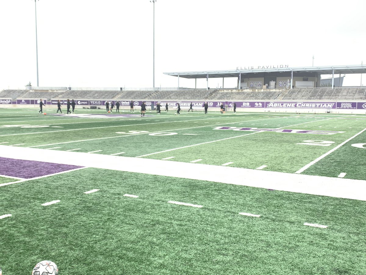 EdPosaski's tweet image. Spirited practice despite the cold &amp;amp; dreary weather for @NMStateWSOC practice at ACU for tomorrow’s @WACsports women’s soccer tournament opener vs. @LamarWSoccer  #AggieUp