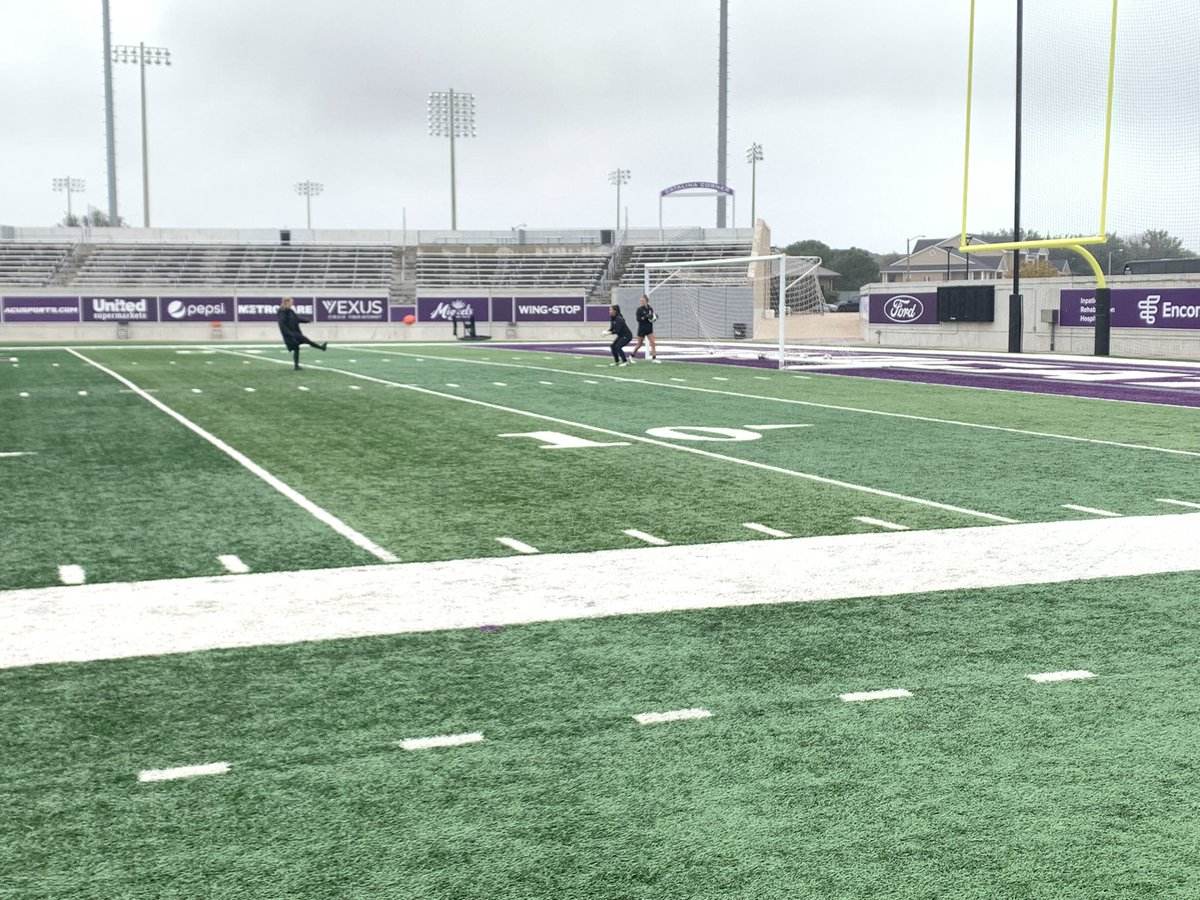 EdPosaski's tweet image. Spirited practice despite the cold &amp;amp; dreary weather for @NMStateWSOC practice at ACU for tomorrow’s @WACsports women’s soccer tournament opener vs. @LamarWSoccer  #AggieUp