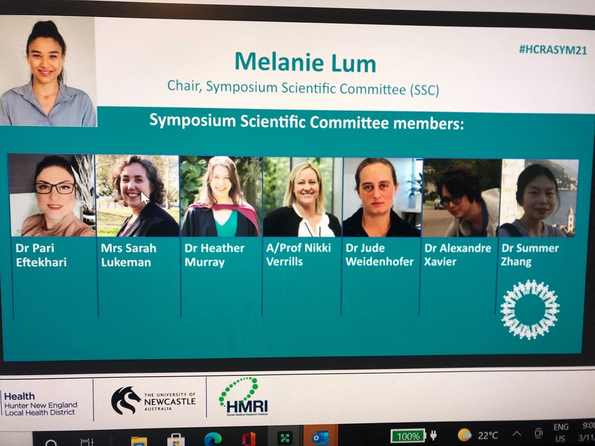 Phillips1Phoebe's tweet photo. I am really looking forward to presenting our research today at ‘the hunter cancer research symposium’ and also my thoughts on bridging the gap between academia and industry!! Thanks to the organising committee #HCRASYM21 https://t.co/peanOfWA0Z