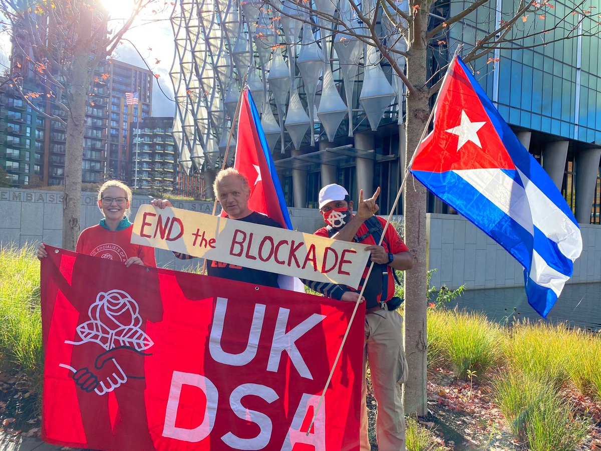 A handful of members walked just shy of 12 miles and handed out literature to raise awareness and £640 for the <a href="/CubaSolidarity/">Cuba Solidarity Campaign</a> Campaign/Cuba Medical Appeal this weekend. 

We stand with the Cuban people! 

#LetCubaLive #SolidarityKnowsNoBorders