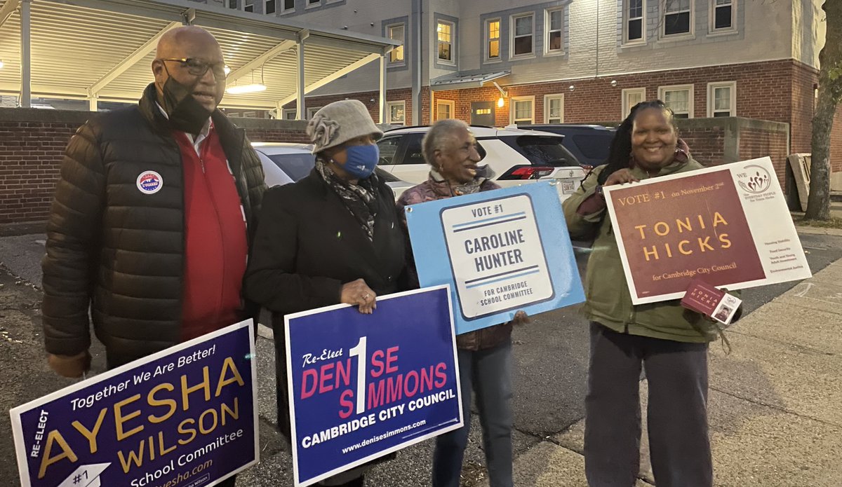 VoteToniaHicks's tweet photo. 2 more hours to get to the polls Cambridge! https://t.co/RepKkjn07w