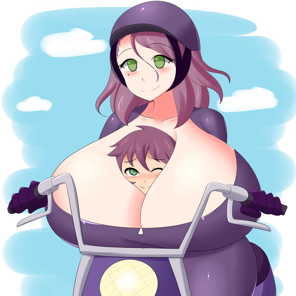 Eve x Cain commish for https://t.co/CClUgqXD2F 