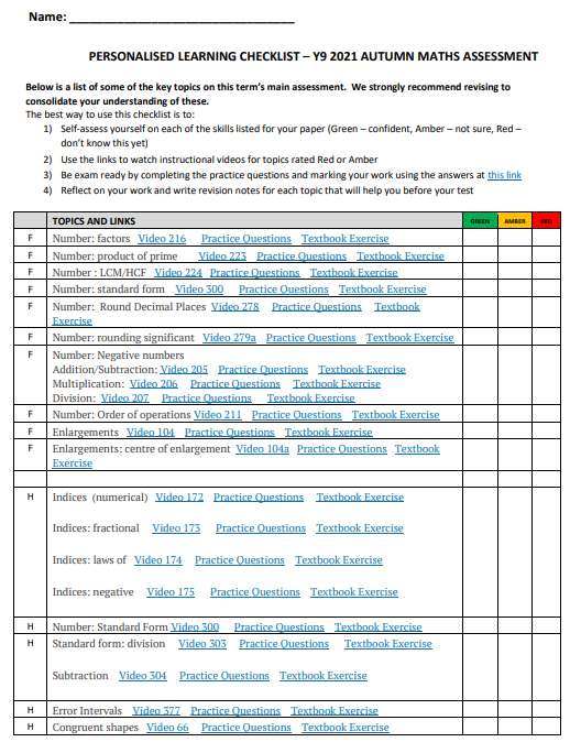 KentonMaths's tweet photo. FAO Year 9 students!
You will be completing a formative assessment on Thursday. It will take place on the following dates:
Please check your school email and Teams accounts to access the PLC online.
If you have any questions, please contact your Maths teacher.
Good luck! https://t.co/JB0W0Fbmrh