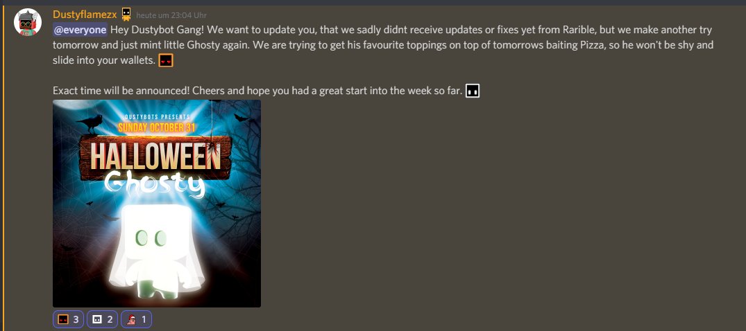 Dustybots NFT tweet media