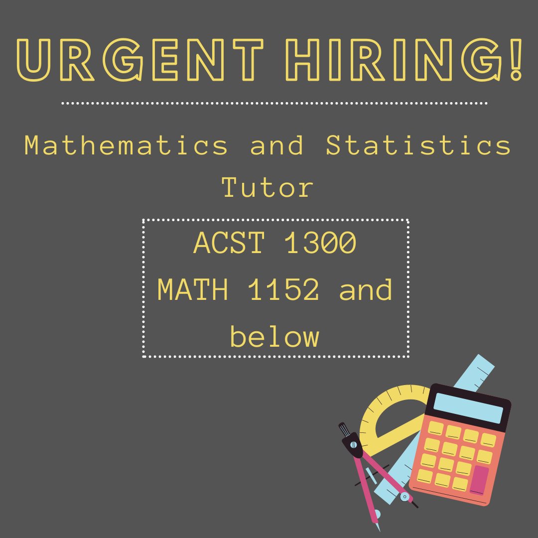 UCMLC's tweet photo. We're looking to quickly fill some tutoring positions in the Learning Commons. Check out our job postings at https://t.co/kK2CNPPCFM! #studentshelpingstudents https://t.co/YezfhpLafY