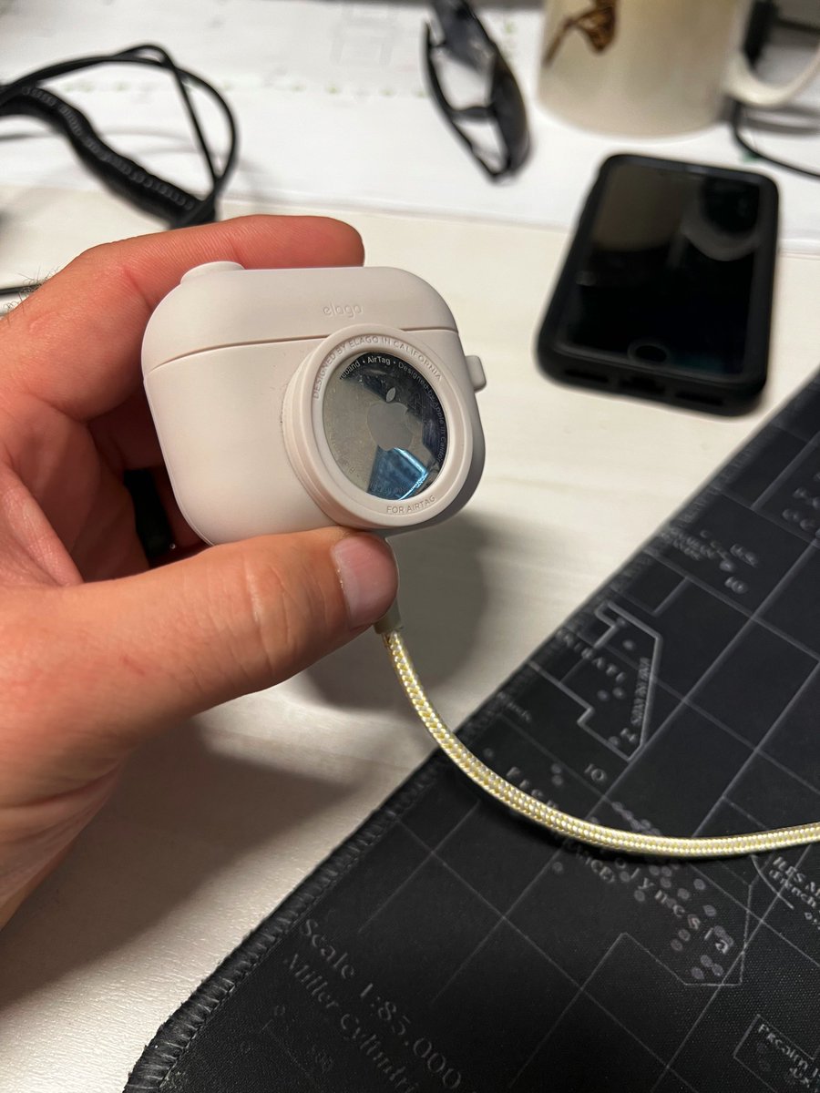 OverlandDC's tweet photo. @SnazzyQ There's my solution to Find My on my AirPods Pro. I had to after I lost my second set. https://t.co/k1p73BiNrI