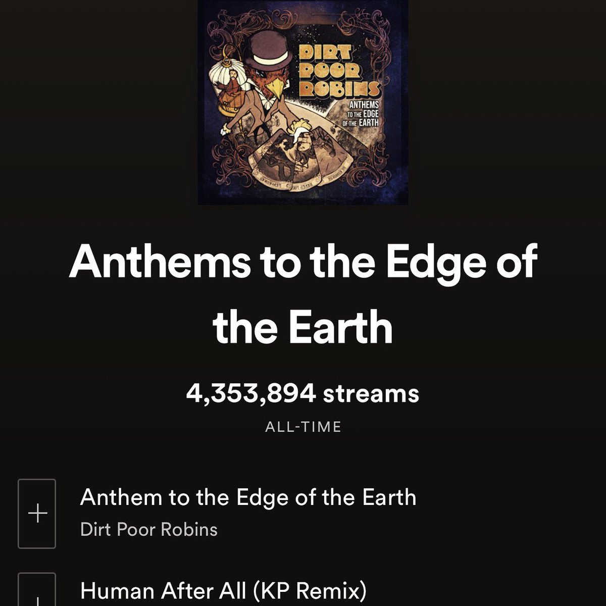 dirtpoorrobins's tweet photo. Thanks for sharing our music. You’ve made it a great year for us. You are our only real market plan. https://t.co/n5IQpr7yar