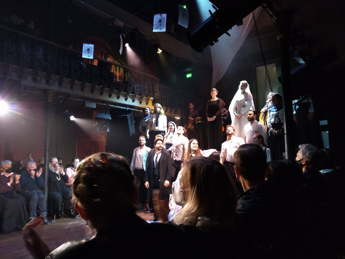 Joanna_Harries's tweet photo. Congrats to all the La Nonne Sanglante team @OperaGothic! Some gory Gounod in the atmospheric @HoxtonHall - what more could you ask? ☠️🗡️👰 https://t.co/NlHQ6992QF