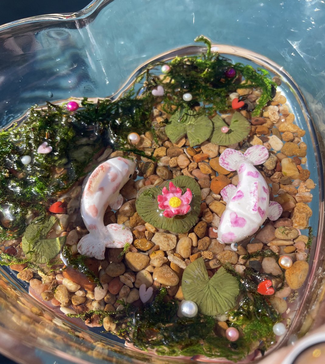 ♡ koi fish jewelry dish inspired by my valentine's day collection ! ♡