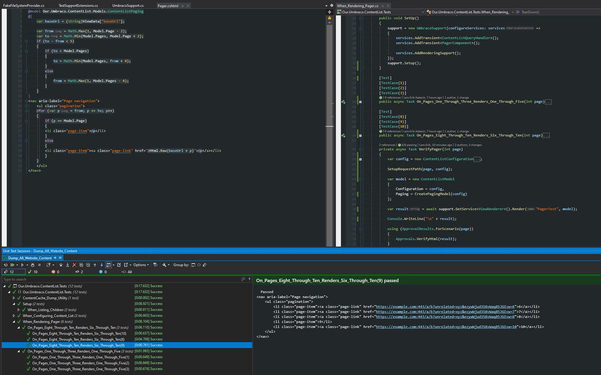 bleedo's tweet image. Getting jiggy with #unittesting views on #dotnet5 #aspnet and #umbraco. I've been smiling all day! 🤓
Feels a bit like coming out of two years plus of darkness. And a good dash of thankfulness to both communities. #mirabilisfuturum #h5yr