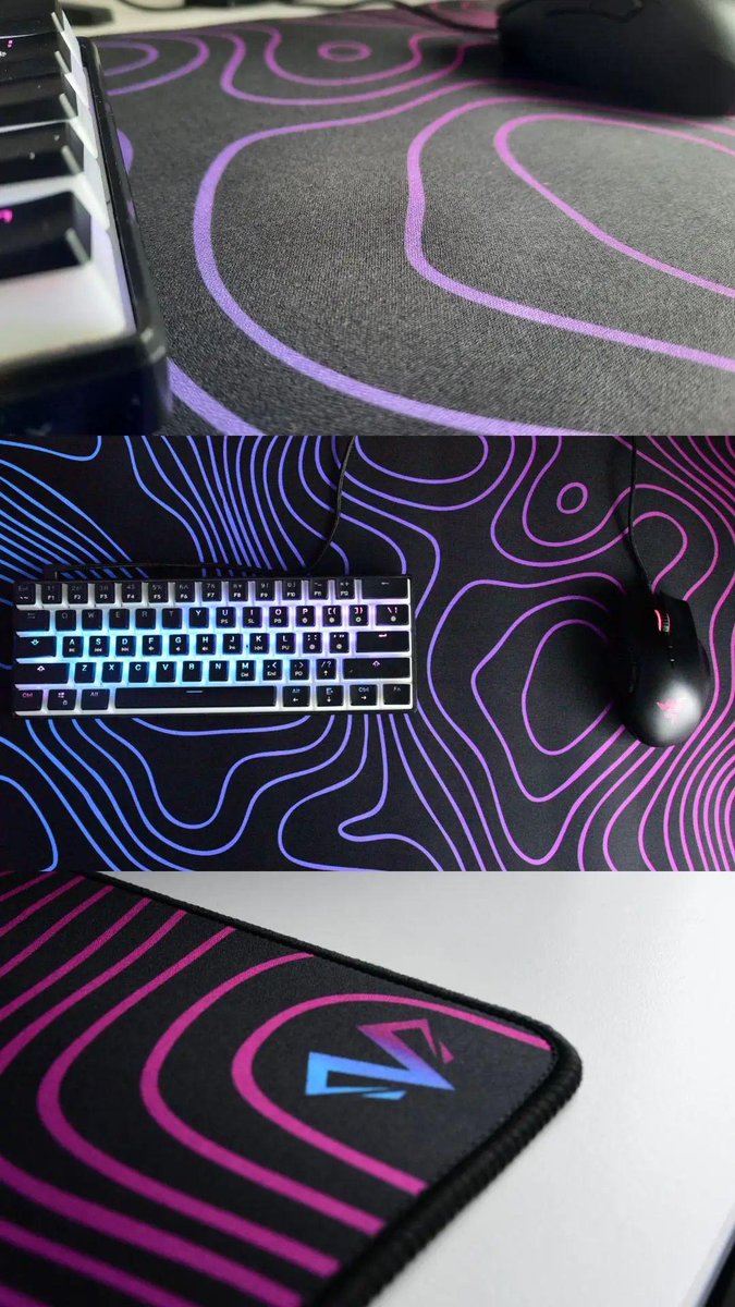 ilovetrapzzy's tweet photo. @VenatosOfficial Black RGB Wave XXL Mousepad just arrived! 

High quality, and loving the patterns.

Use code "TRAPZZY" for 10% off your purchase!
https://t.co/Tz6401OQVV https://t.co/8RS0GMWoiZ