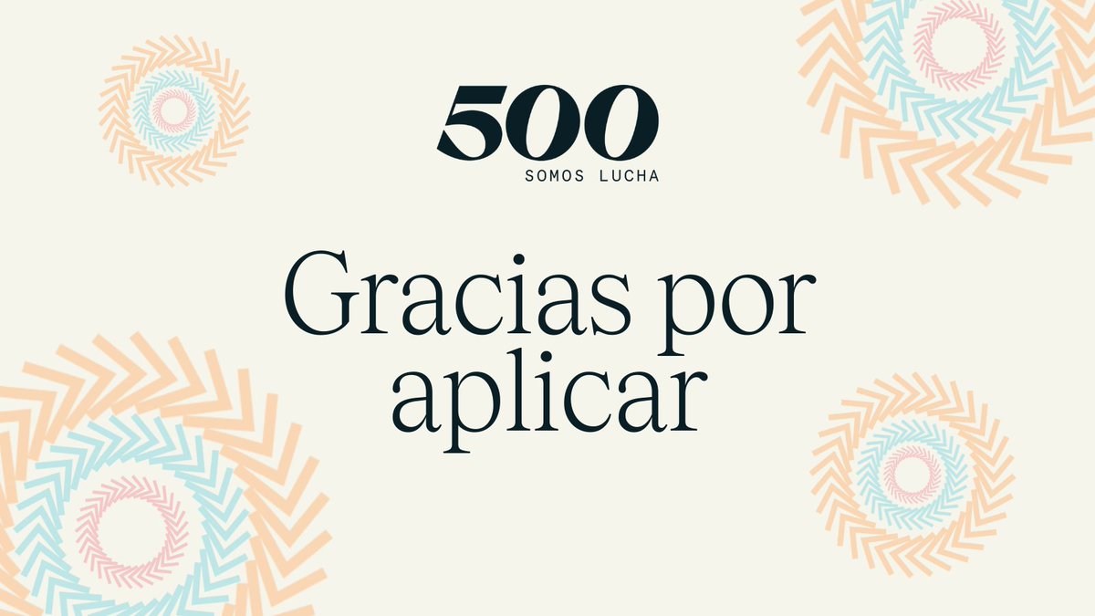 500LatAm's tweet photo. Gracias a todos las compañías que aplicaron a Somos Lucha. 🙌

Ya estamos evaluando aplicaciones, estamos muy emocionados por la selección del próximo #Batch15. 

Recuerda que recibirás una respuesta dentro de 30 días a partir de que recibimos tu aplicación. https://t.co/oAIhsVVCTV