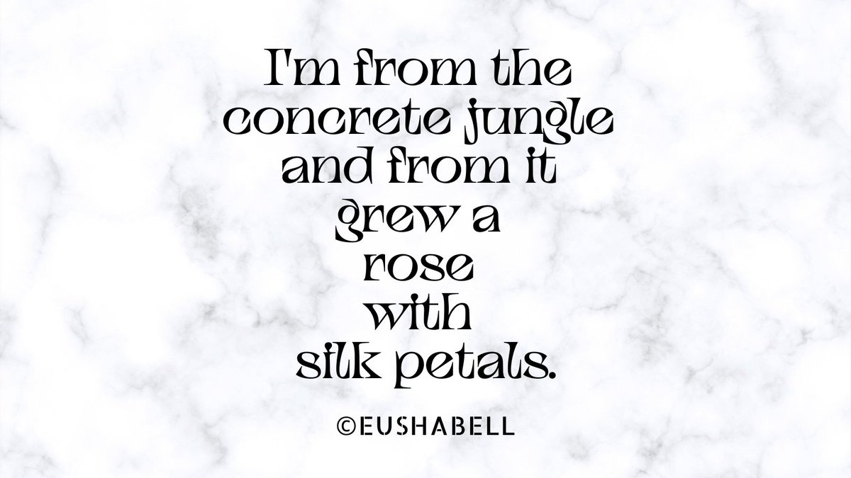 Eushabell's tweet photo. One night, in #Brooklyn, a #rose was born.
Been gaining #silkpetals ever since.
#Eush🌹
#concretejungle #concreterose
#copyrighteushabell https://t.co/bpql4XyYmH
