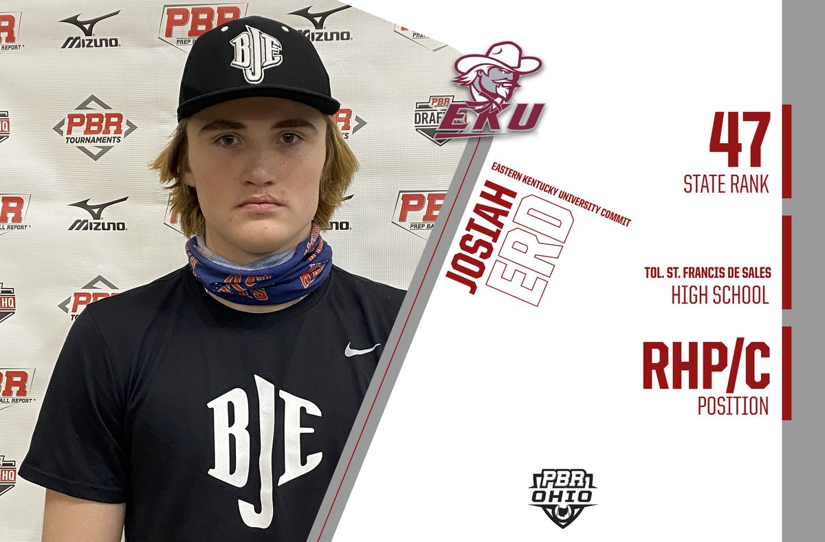 ⚾ Commitment Corner - <a href="/ErdJosiah/">Josiah Erd</a> 

🗣️Congrats to the 2023 St. Francis Desales High School product on his commitment to <a href="/EKUBaseball/">EKU Baseball</a>  

Erd's Profile 👉 bit.ly/3jWLgBF
Commitment Insider 👉 bit.ly/2BWynSP