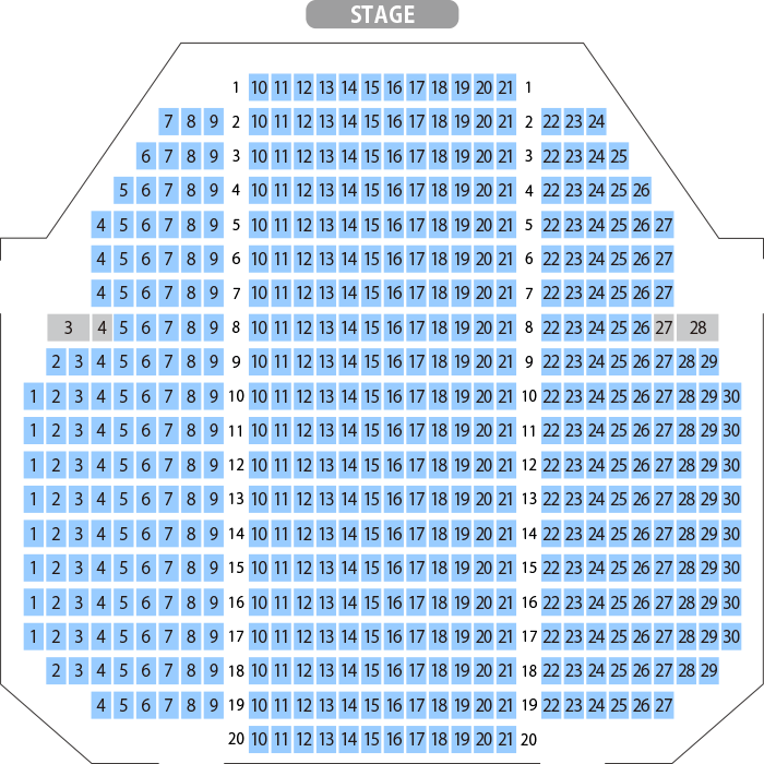 九識のスプリント～いざ、駆ける瞬間～】本日11/3公演の座席表を