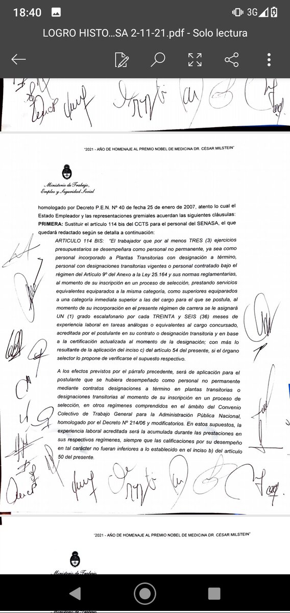 Acta Paritaria Sectorial!!! Mejoras en nuestro CCTS mejores salarios, más reconocimiento a la carrera! 
ATE Lucha! ATE Gana!
