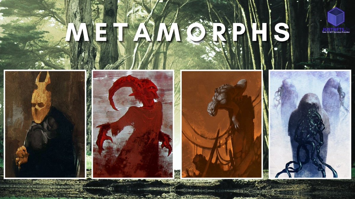 Just_NFTs's tweet photo. #Ravenites, behold the captivating #Metamorphs #NFTs that @cryptochick21 is auctioning! You better place your bids asap since they have only 1-2 days left! This is only a taste of what the collection has to offer! You'll want to see the rest! 😄 https://t.co/SHD2gJAXsD #RVN #NFT https://t.co/dMhrZ6tX44