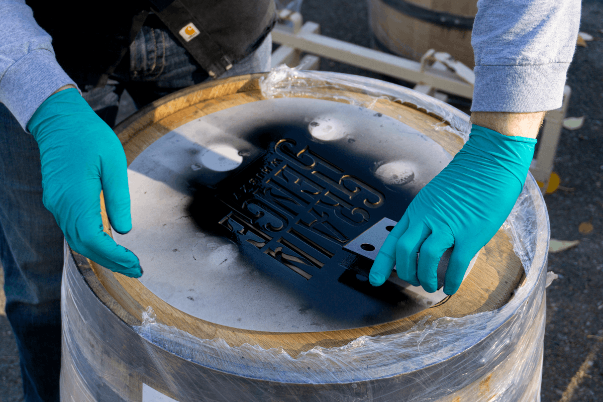 TroubledMonk's tweet photo. Just putting the brand on our barrels of @GrainHenge Whisky! 🥃
Be first in line for the official release by signing up for the newsletter at https://t.co/J9ZBWc9Lw3 https://t.co/dzp1AMhSo4