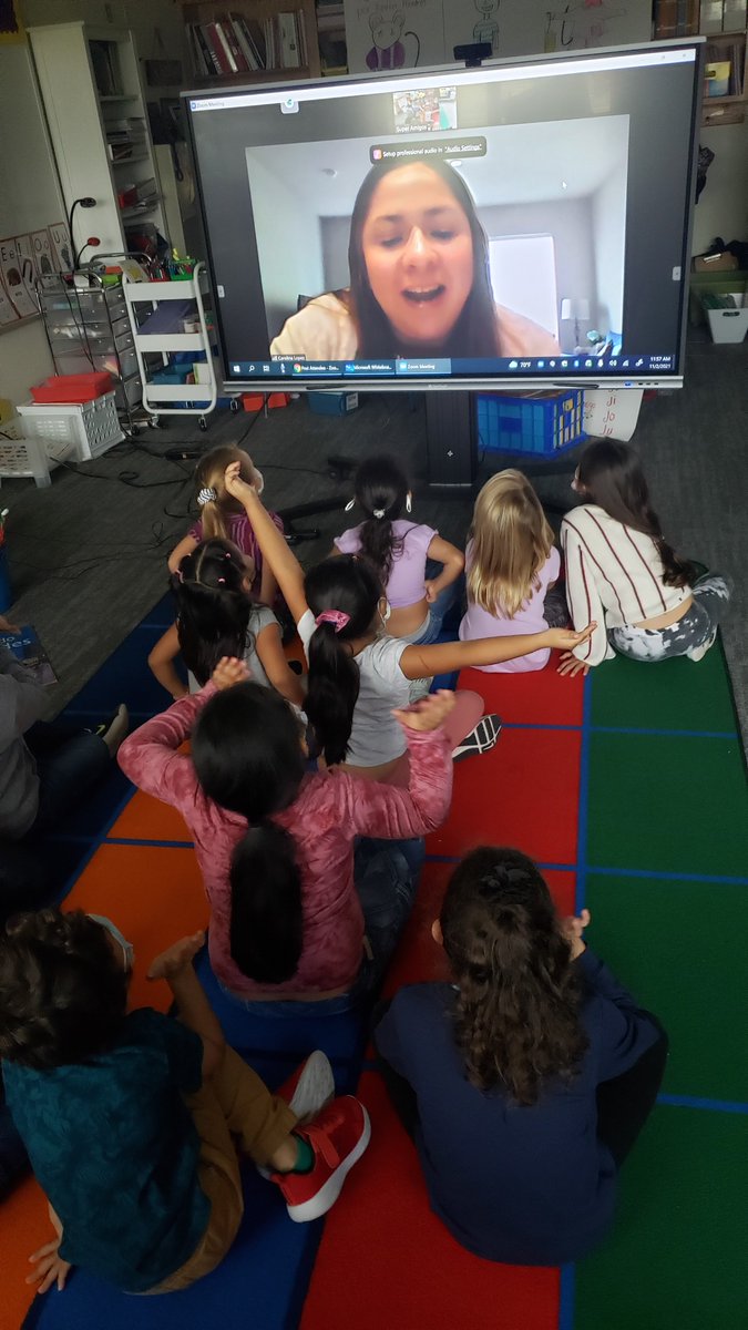 CheKinder's tweet photo. Che Kinder DL celebrated Día de los muertos thanks to a parent volunteer who explained all about this beautiful tradition, via zoom! Students created cempasúchil flowers &amp; little skulls! #CulturalAwareness #DualLanguage #Díadelosmuertos @che_pyp @CaldwellHeights @Ms_SanMiguel https://t.co/7gzvvSUwTw
